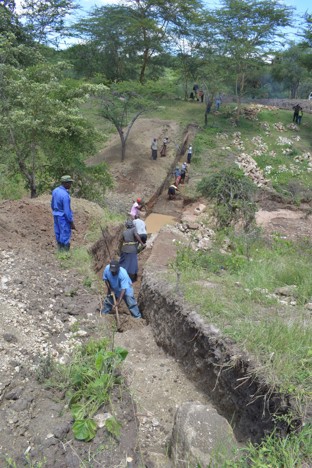 Sand Dam Construction — Sand Dam Trenching